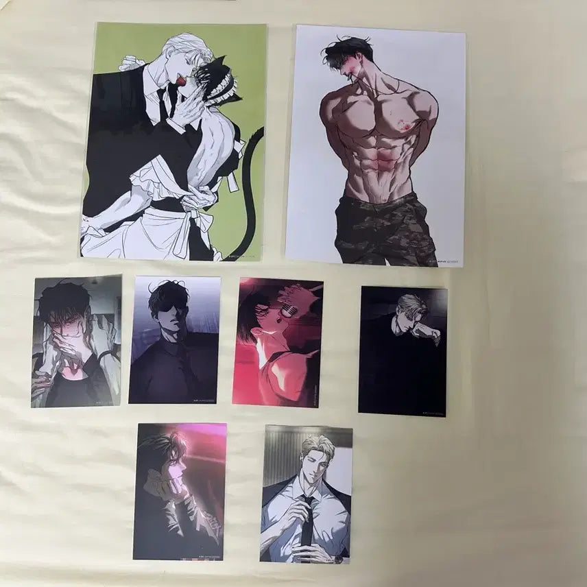 [BUNJANG] Mofun Flashlight Lucky Draw Poster 2 + Postcard 6 Bundle Set / 모펀 플래시라이트 MD특전 포스터2+엽서6 일괄 양도