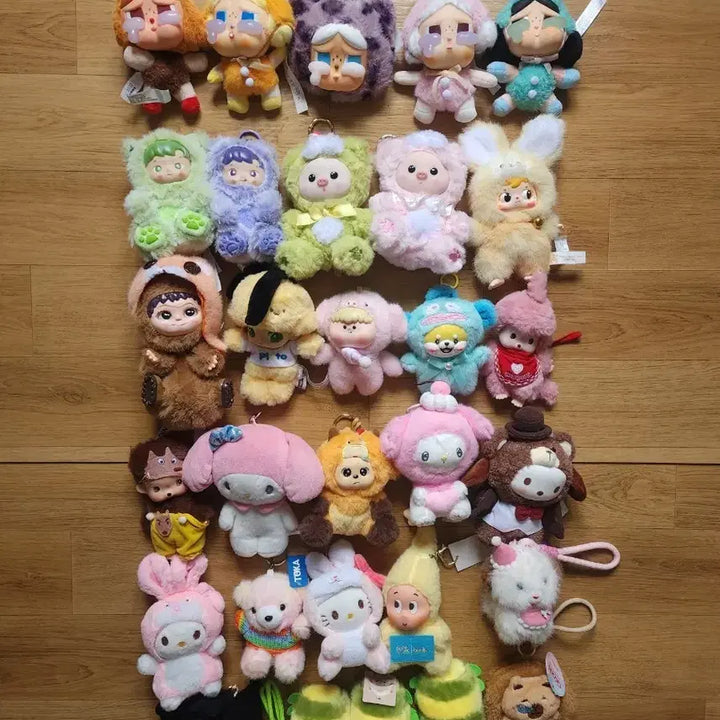 [BUNJANG] 30 Piece Doll Keychain Bundle Set / 인형 키링 일괄 30개