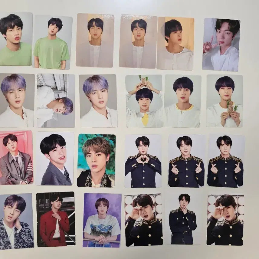 [BUNJANG] BTS Jin Mini Photocard Set (24 pieces) / 방탄소년단 bts 석진 미니포토카드 24장 양도