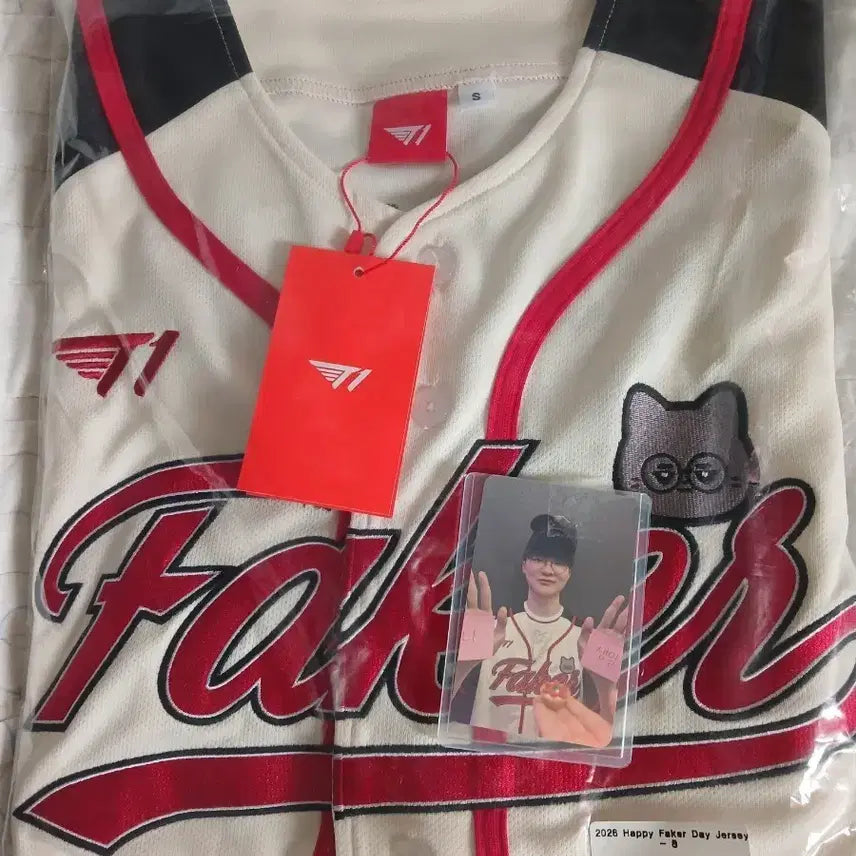 [BUNJANG] T1 Faker 2026 Birthday Baseball Jersey S Size / T1 티원 페이커 2026 생일 야구 유니폼 S사이즈 팝니다