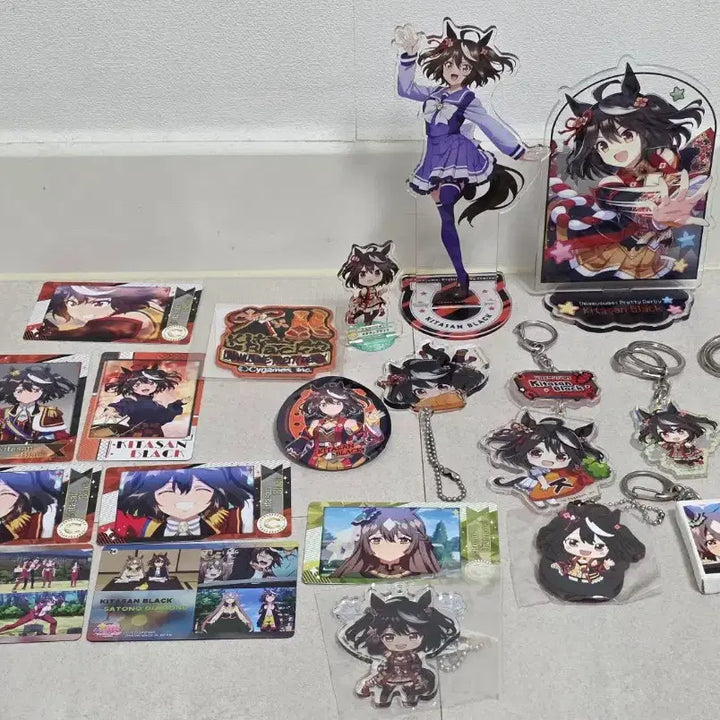 [BUNJANG] Uma Musume Kitasan Black Goods Set / 우마무스메 키타산 블랙 굿즈 세트 (몽땅 3만원)