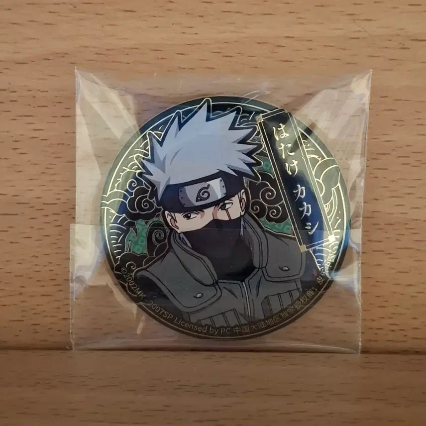 [BUNJANG] Naruto Kakashi Gold Plated Can Badge / 새상품) 나루토 카카시 금장 캔뱃지