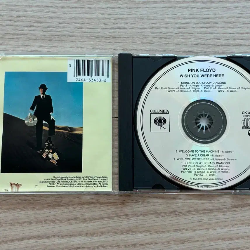 [BUNJANG] Pink Floyd Wish You Were Here US First Press CD Album / 핑크 플로이드 Wish You Were Here 미국 초반 프레스 CD 음반 Pink Floyd