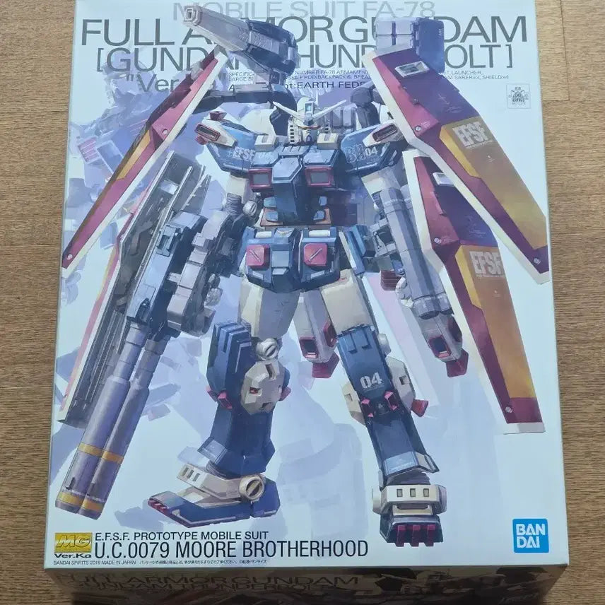 [BUNJANG] MG Full Armor Gundam Thunderbolt Ver.Ka / MG 풀아머 건담 썬더볼트 버카