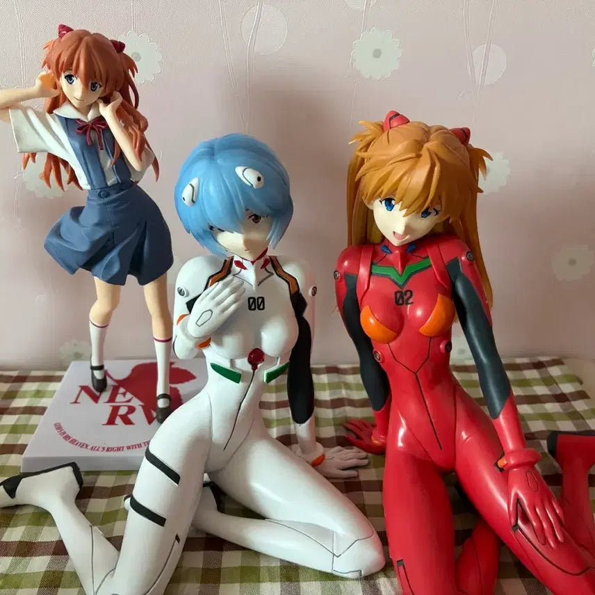 [BUNJANG] Evangelion Heroines Figure Set (Rei &amp; Asuka) - School Uniform Version / [택포] 에반게리온 피규어 히로인즈 레이 아스카 교복 고전미소녀 이치방쿠지 제일복권