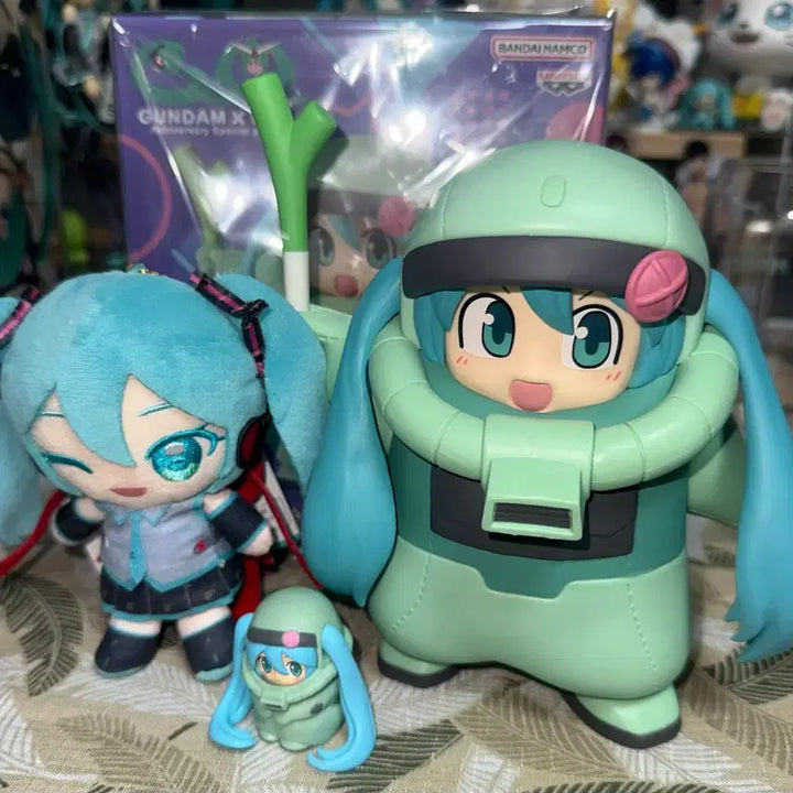 [BUNJANG] Hatsune Miku Gundam 3 Figure Set / 하츠네 미쿠 건담 피규어 3종 세트