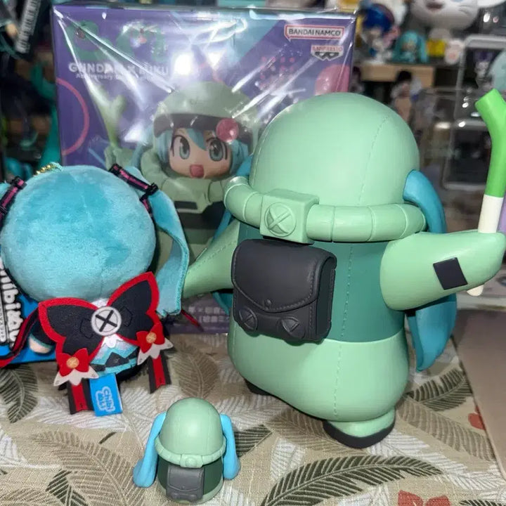 [BUNJANG] Hatsune Miku Gundam 3 Figure Set / 하츠네 미쿠 건담 피규어 3종 세트