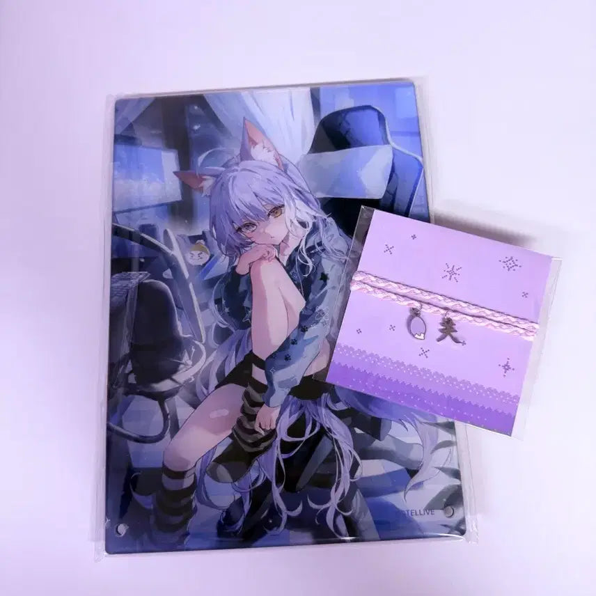 [BUNJANG] 2026 Tenko Shibuya Birthday Goods Acrylic Panel &amp; Thread Bracelet Set (Sealed) / 2026 텐코 시부키 생일 굿즈 2종 미개봉