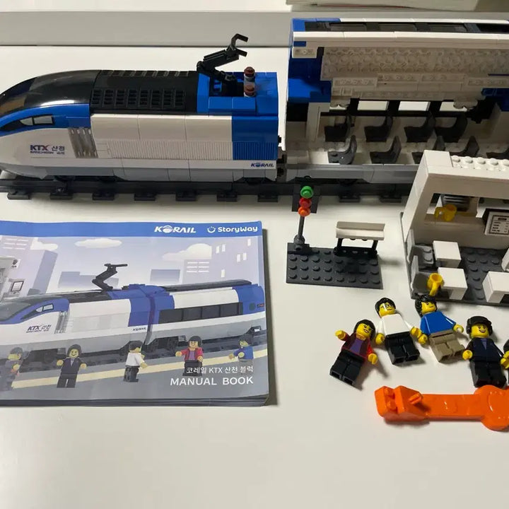 [BUNJANG] LEGO KTX Sancheon Train Building Blocks / 코레일 레고 KTX 산천 블록