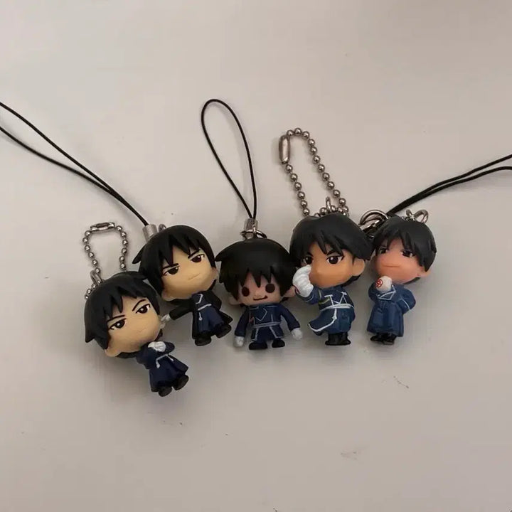 [BUNJANG] Fullmetal Alchemist Roy Mustang Colonel Flame Alchemist Keychain Bundle Set / 일괄)강철의 연금술사 강연금 로이머스탱 대령 키링 불꽃의 연금술사