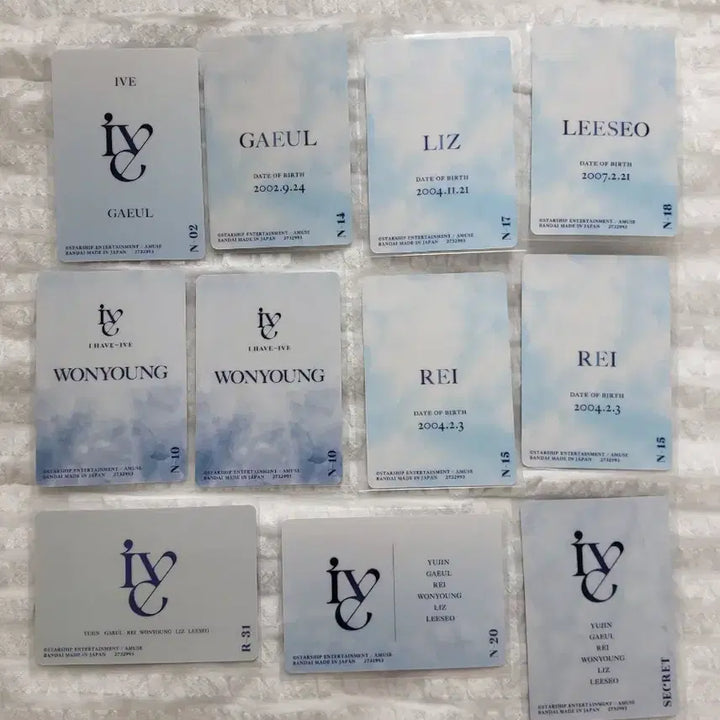 [BUNJANG] IVE Japan Wafer Photocard &amp; Goods Bundle Set / IVE 아이브 일본 웨하스 포카 + 굿즈 일괄 판매