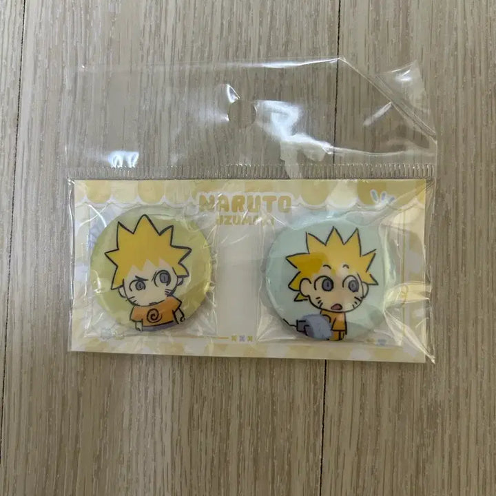 [BUNJANG] Naruto Childhood Can Badge - Kakashi &amp; Sasuke / 나루토 어린시절 캔뱃지 소년전 카카시 사스케