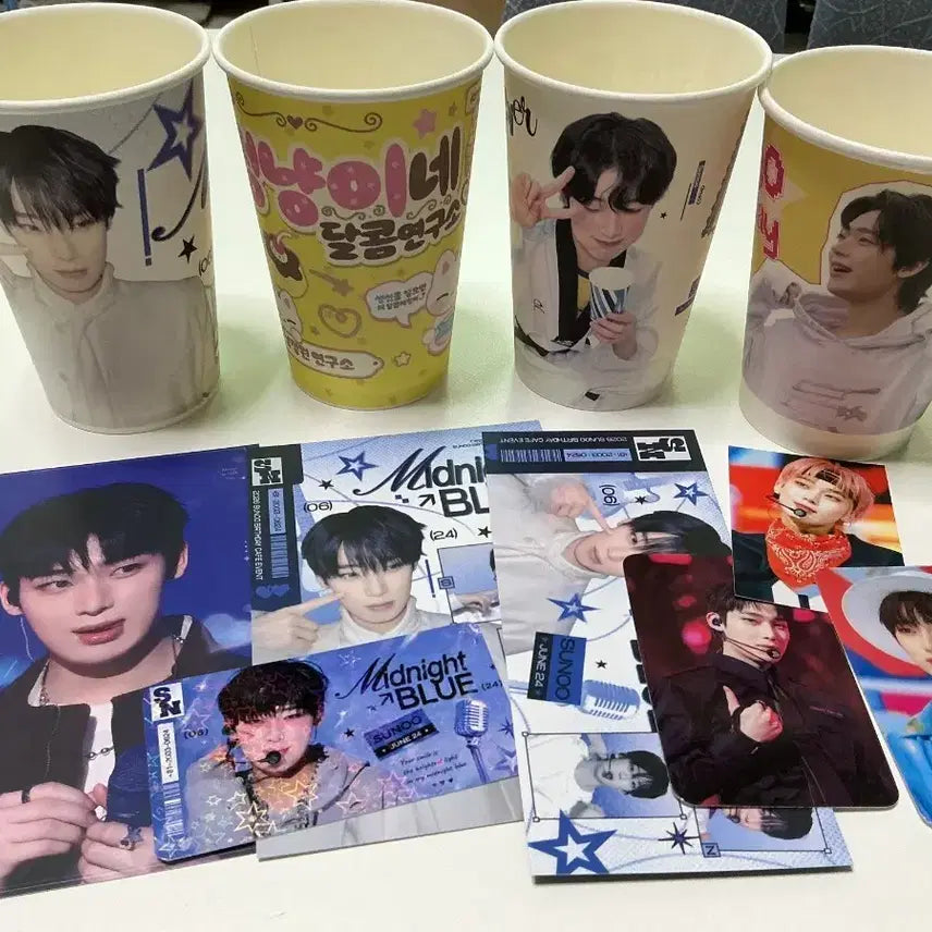 [BUNJANG] ENHYPEN Sunoo Cafe Exclusive Photocard Bundle Set / 엔하이픈 선우 생카 (키링 덤으로 드려요!)