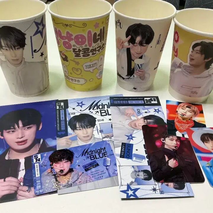 [BUNJANG] ENHYPEN Sunoo Cafe Exclusive Photocard Bundle Set / 엔하이픈 선우 생카 (키링 덤으로 드려요!)