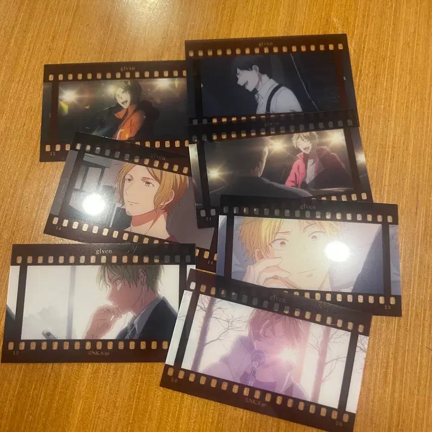 [BUNJANG] Given Hiragi Mix Film Style Cards Bundle Set (Ritsuka &amp; Haruki) / 기븐 히이라기 믹스 필름풍 카드 히이라기 리츠카 하루키 일괄