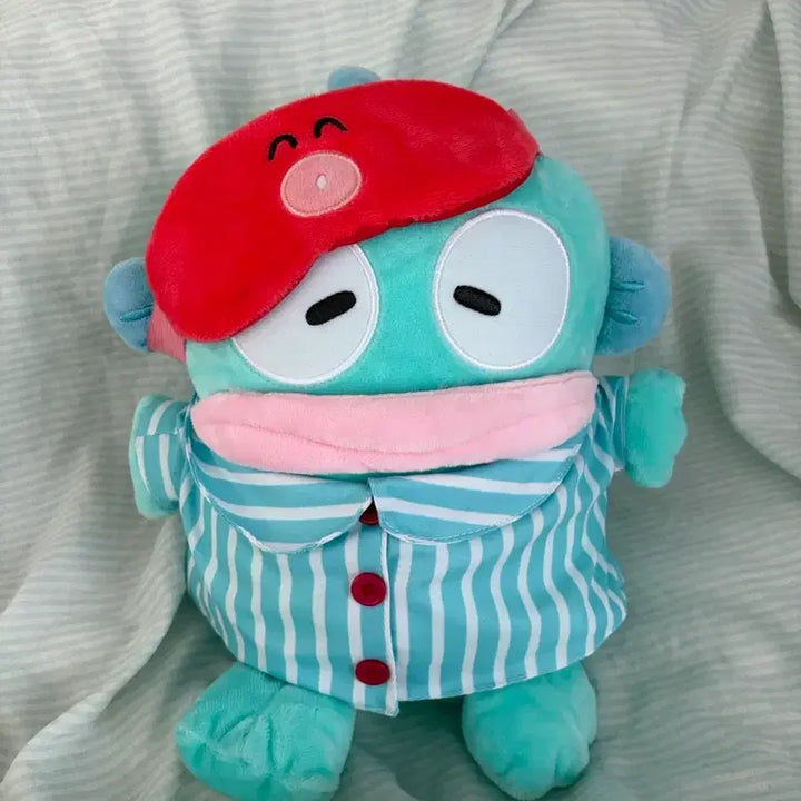 [BUNJANG] Sanrio Hangyodon Sleepy Pajama Plush Doll / 산리오 한교동 봉제인형 꿀잠 파자마