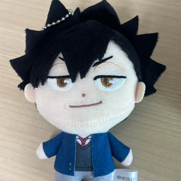 [BUNJANG] Haikyuu!! Kuroo Uniform Plush Keychain / 하이큐 쿠로오 교복 누이 가챠 인형 키링