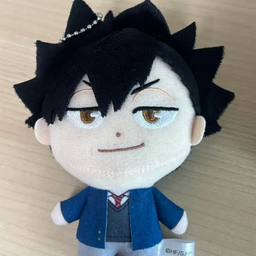 [BUNJANG] Haikyuu!! Kuroo Uniform Plush Keychain / 하이큐 쿠로오 교복 누이 가챠 인형 키링