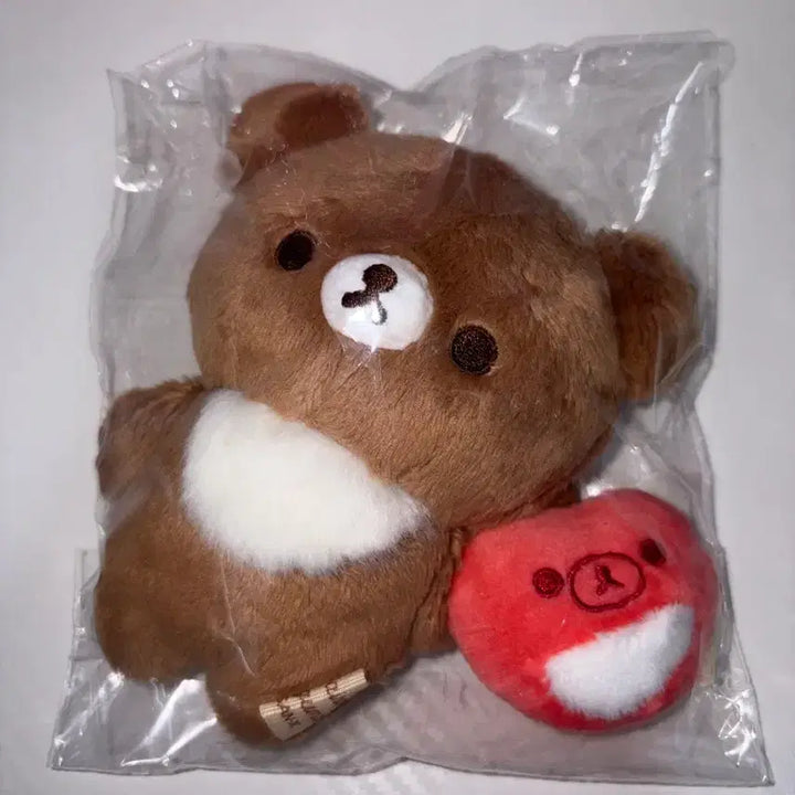 [BUNJANG] San-X Rilakkuma Koguma 10th Anniversary Apple Mascot Plush / 산엑스 리락쿠마 차이로이 코구마 10주년 애플 사과 마스코트 코구마 부라사케 누이구루미