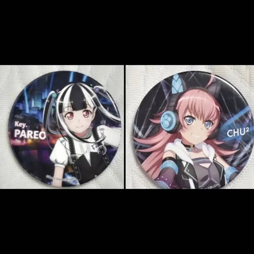 [BUNJANG] BanG Dream! Pareo Chuchu Badge Bundle Set / 뱅드림 파레오 츄츄 뱃지 일괄