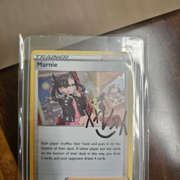 [BUNJANG] Pokemon Mari Autograph Card North American Edition / 포켓몬카드 북미판 싸인마리 카드