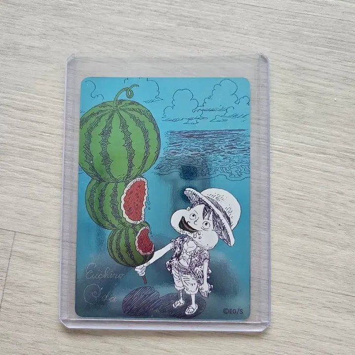 [BUNJANG] One Piece Watermelon Luffy Promo Card / [일판] 원피스 수박 루피 프로모 카드