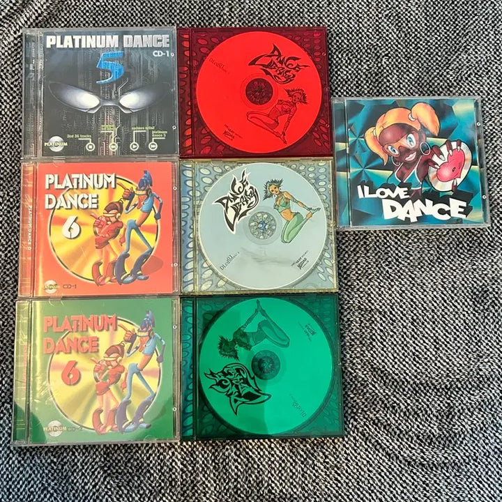 [BUNJANG] Platinum Dance (Korean Pop) / I Love Dance (Pop) CD Bundle Set (7 CDs) / 플래티넘 댄스(한국가요) / 아이러브댄스 (팝) CD 7장