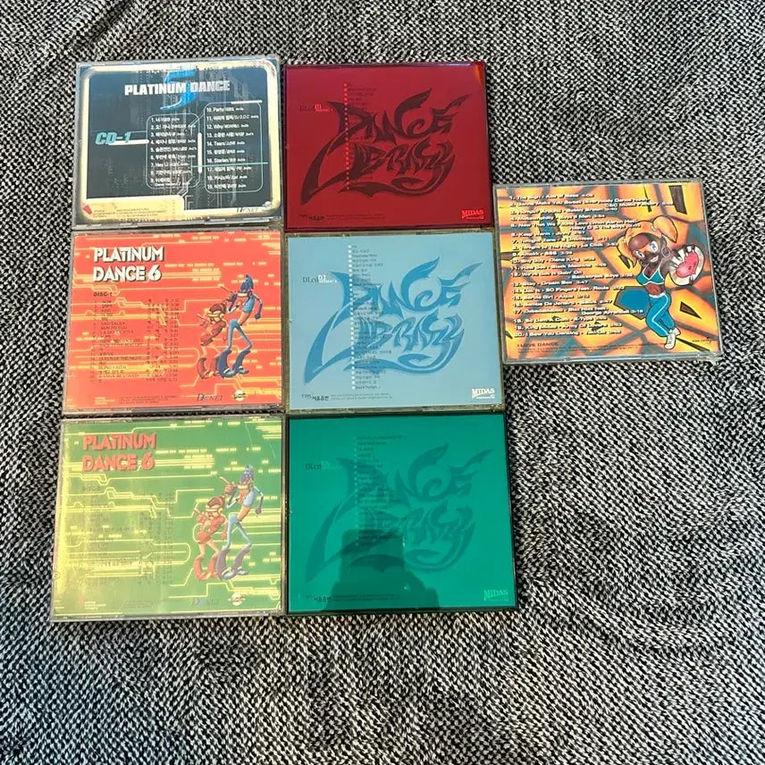[BUNJANG] Platinum Dance (Korean Pop) / I Love Dance (Pop) CD Bundle Set (7 CDs) / 플래티넘 댄스(한국가요) / 아이러브댄스 (팝) CD 7장