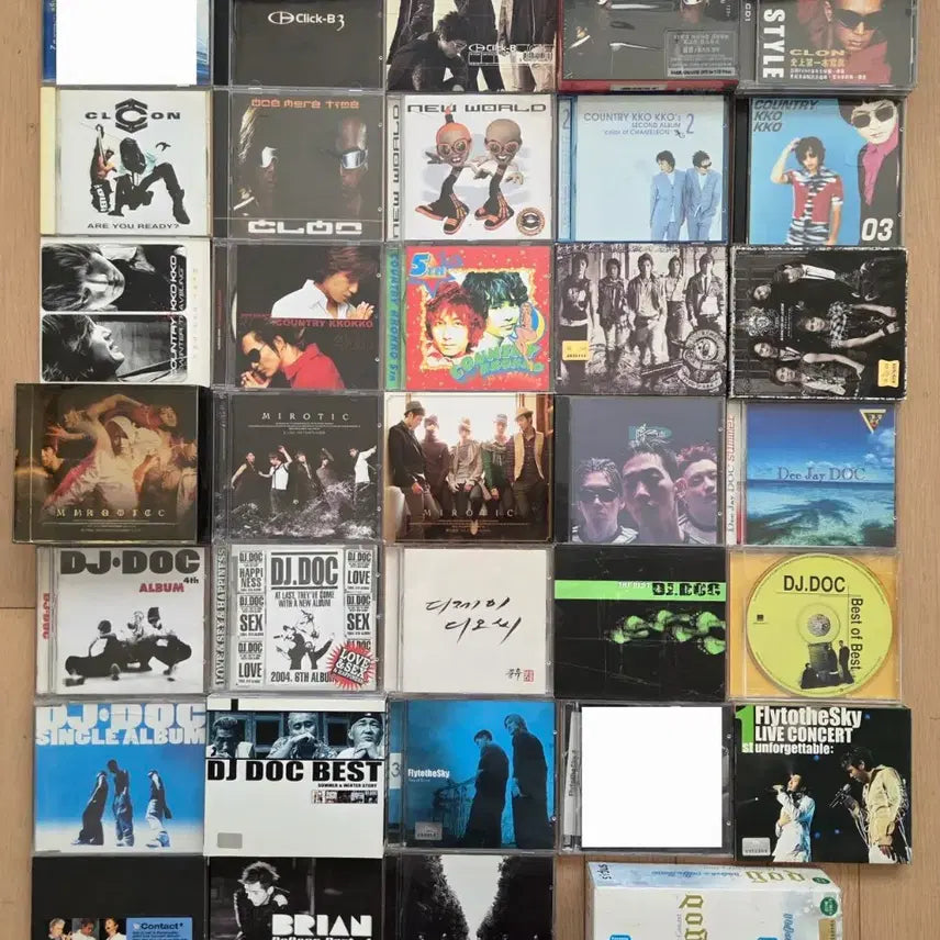 [BUNJANG] Various K-Pop Artist CDs (1990s-2000s) / 클릭비 클론 컨츄리꼬꼬 동방신기 디제이디오씨 지오디 플라이투더스카이 CD