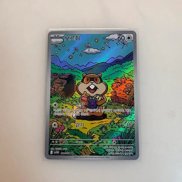 [BUNJANG] Pokemon Card Sentret AR / 포켓몬카드 보르쥐 AR