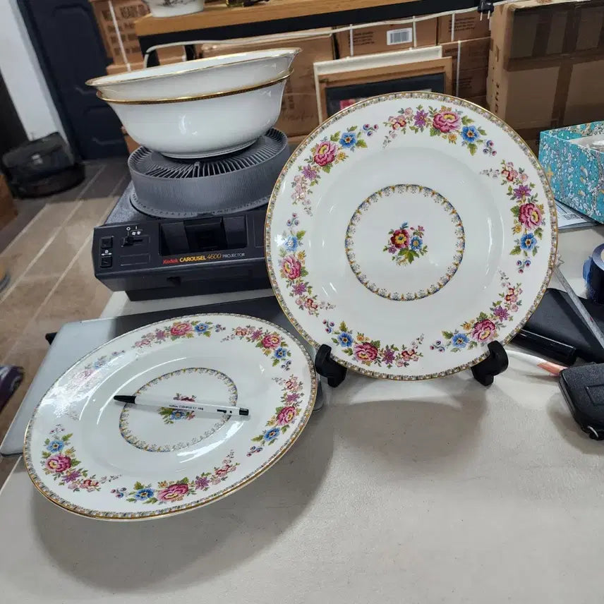 [BUNJANG] Royal Grafton Malvern Plate (Set of 2) / 영국 Royal Grafton바닦에 사용감 조금 있어요 쓸만합니다 지름27.5cm  2개에25000원