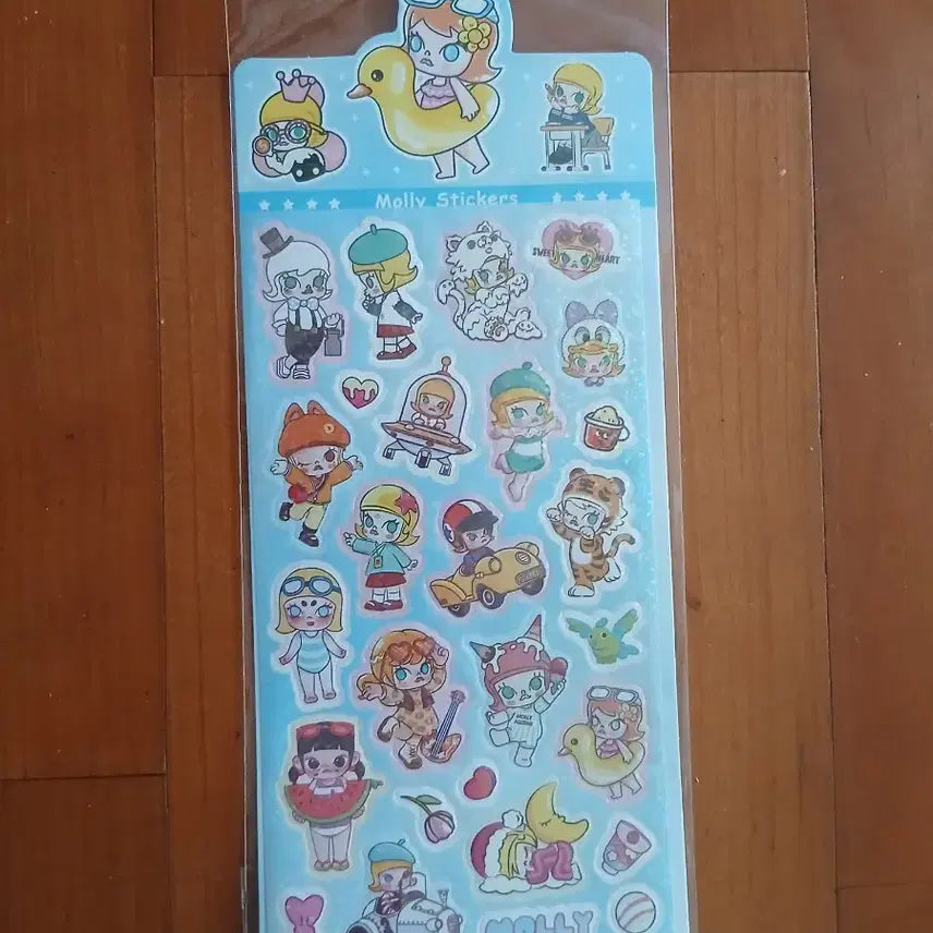 [BUNJANG] Pop Mart Molly Character Stickers New / 팝마트 몰리 캐릭터스티커 새상품
