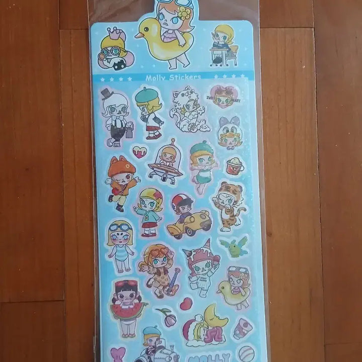 [BUNJANG] Pop Mart Molly Character Stickers New / 팝마트 몰리 캐릭터스티커 새상품