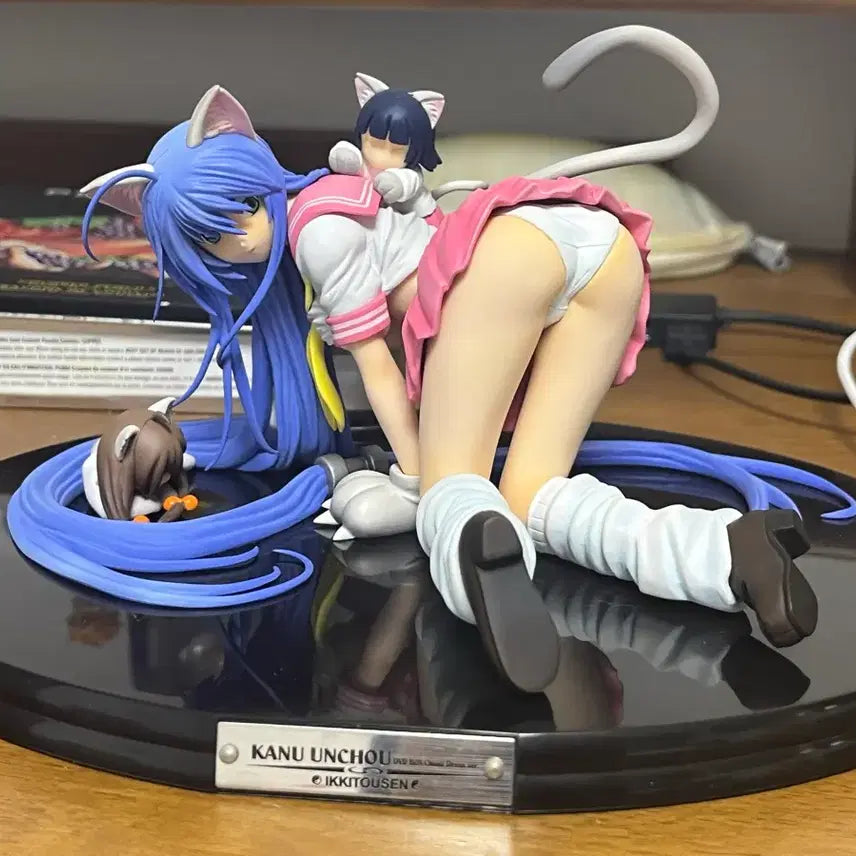 [BUNJANG] Ikkitousen Guan Yu Un-chan Nekomimi Pink Sera Figure / 일기당천 관우운장 네코미미 핑크 세라 피규어