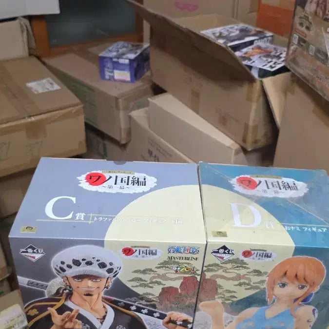 [BUNJANG] One Piece Wano Country Ichiban Kuji Figure 5-Piece Bundle (Master Stars Piece) - Luffy, Zoro, Law, Nami &amp; More (Japan Domestic) / (번장최저가미개봉)원피스 와노쿠니 제일복권 피규어 5종일괄 일본 내수용 루피 조로 로우 나미 + 다른 캐릭터