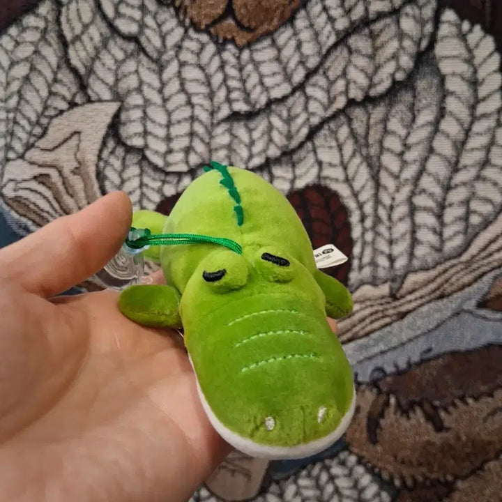 [BUNJANG] Mochi Mochi Green Crocodile Doll with Suction Cup / 모찌모찌 초록색 악어 인형 큐방