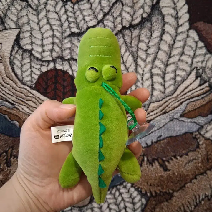 [BUNJANG] Mochi Mochi Green Crocodile Doll with Suction Cup / 모찌모찌 초록색 악어 인형 큐방