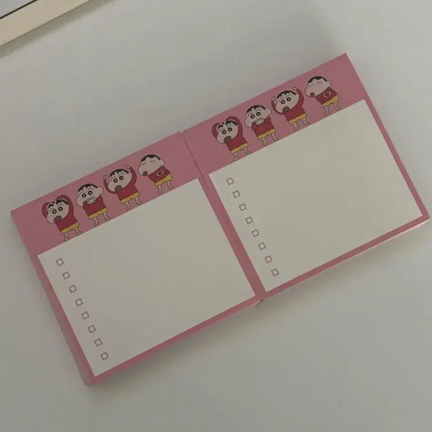 [BUNJANG] Crayon Shin-chan Checklist Memo Pad / 짱구 체크리스트 메모지