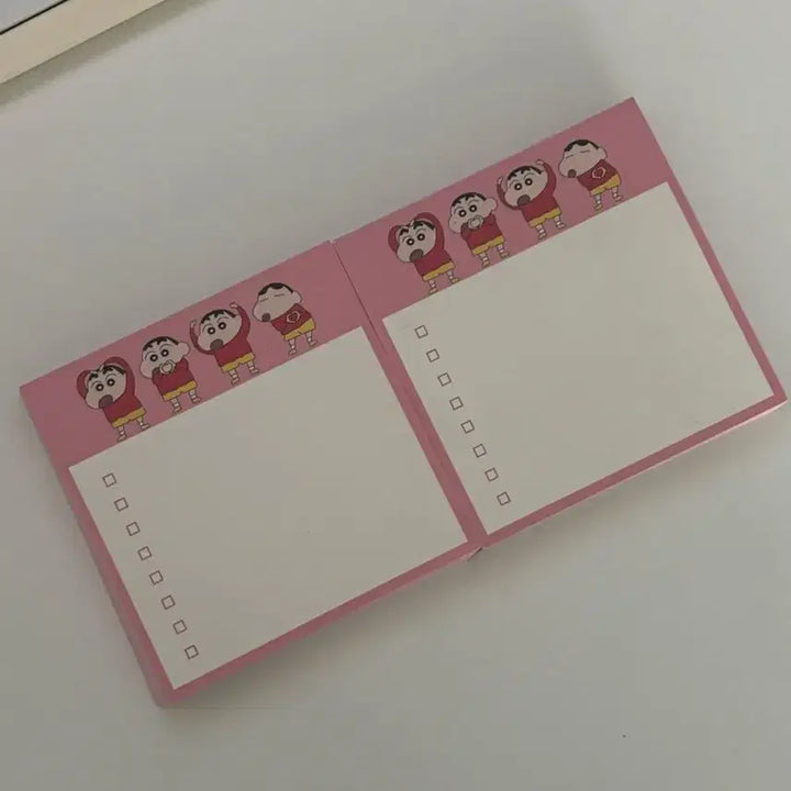 [BUNJANG] Crayon Shin-chan Checklist Memo Pad / 짱구 체크리스트 메모지