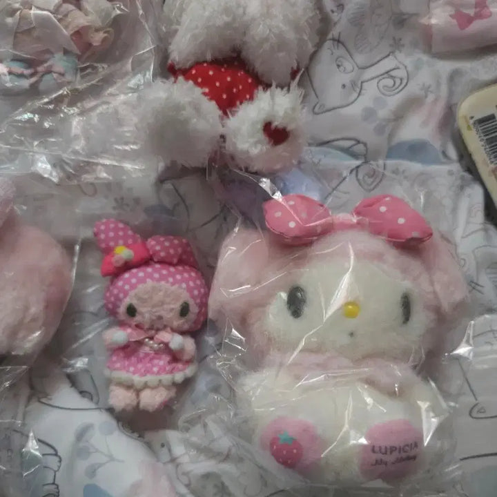 [BUNJANG] LUPICIA My Melody Mascot Plush Bundle Set / 일괄루피시아마이멜로디마스코트인형둘