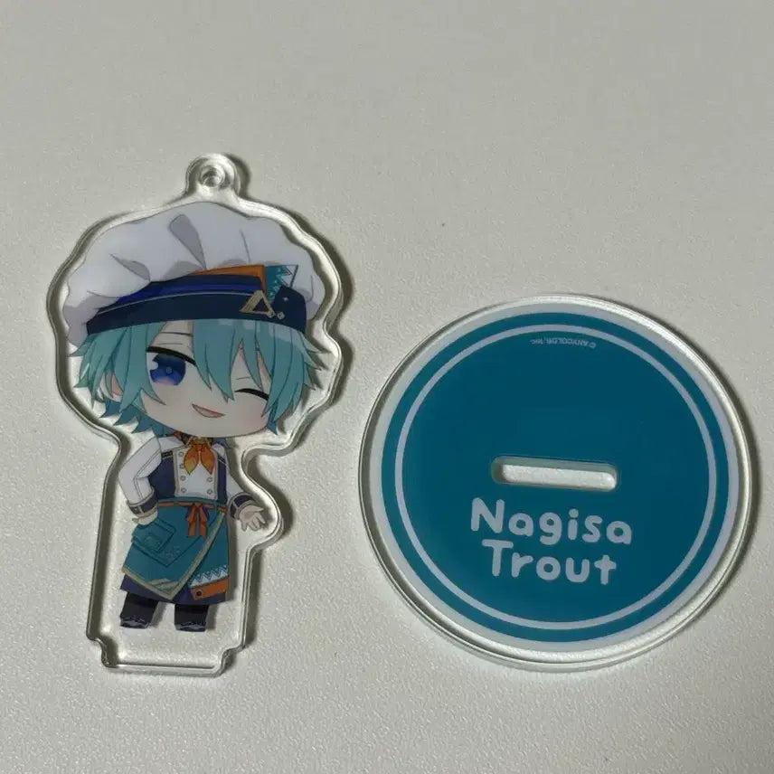 [BUNJANG] Nijisanji Nagisa Trout Puchisanji Acrylic Stand / 니지산지 나기사 트라우트 푸치산지 아크릴 스탠드