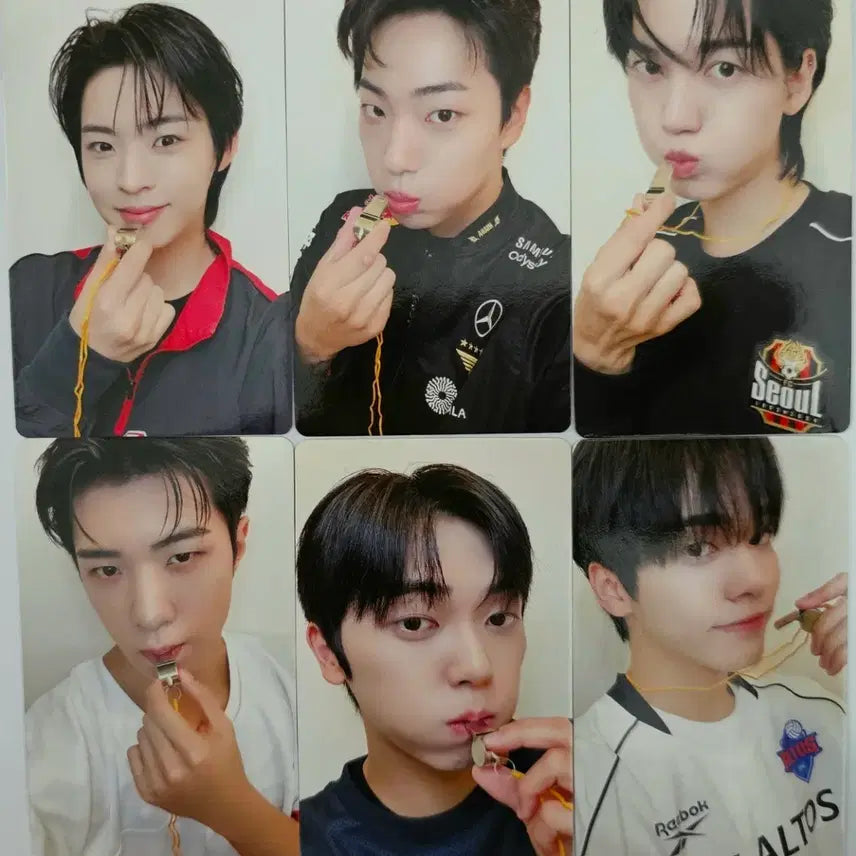 [BUNJANG] ONF Jump Up Lucky Draw Photocard Bundle Set (6 pcs) / 온앤오프 ONF 점프업 호루라기 미공포 (6장 일괄)