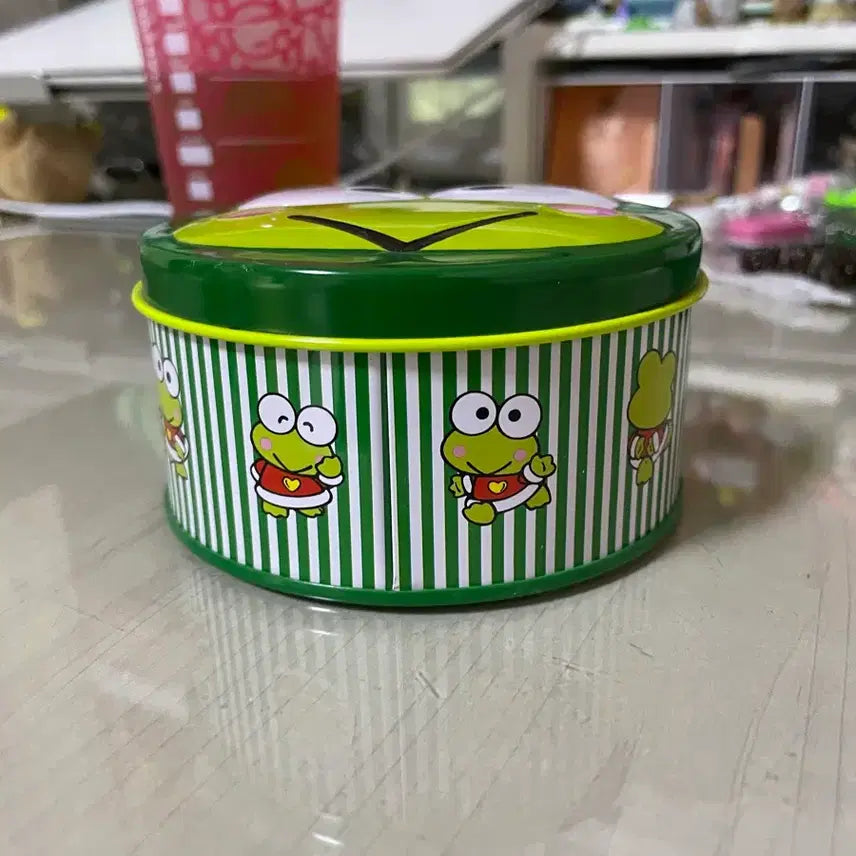 [BUNJANG] 1993 Sanrio Keroppi Vintage Tin Case / 1993 산리오 케로피 케로케로케로피 고전 빈티지 틴케이스