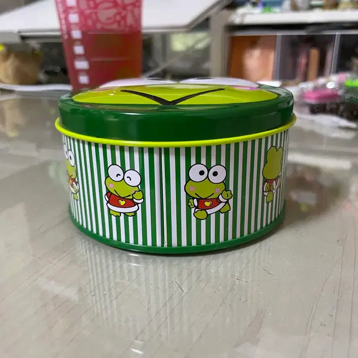 [BUNJANG] 1993 Sanrio Keroppi Vintage Tin Case / 1993 산리오 케로피 케로케로케로피 고전 빈티지 틴케이스