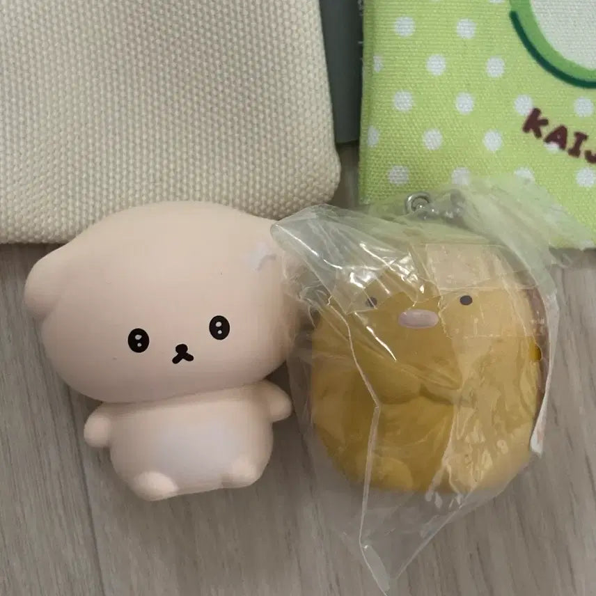 [BUNJANG] Rilakkuma Kiiroitori Mokomoko Embroidered Pouch / 리락쿠마 키이로이토리 모코모코 자수파우치 이시요와짱 스밋코구라시 산엑스 가챠
