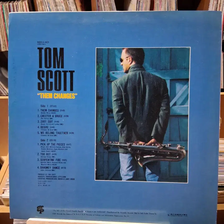 [BUNJANG] Tom Scott Them Changes LP Mint Condition / 민트급 재즈 톰 스코트 앨범 Them Changes LP