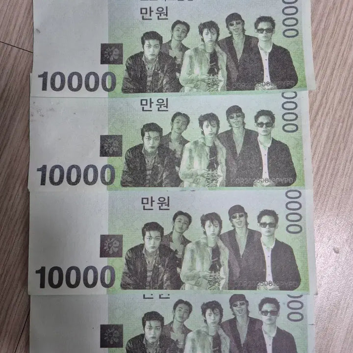 [BUNJANG] Cortis Money Confetti 5-Sheet Set / 코르티스 돈 컨페티 5장 세트
