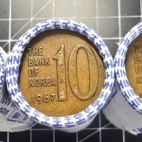 [BUNJANG] 1967 10 Won Coin Bundle (150 coins) / 1967년 10원 동전 150개 3롤