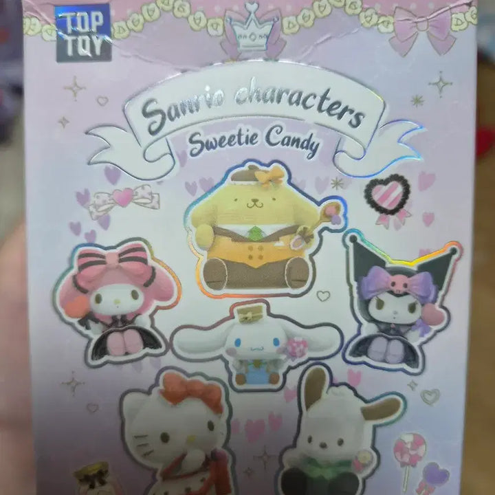 [BUNJANG] Sanrio Pompompurin Sweet Candy, Floky, 4-Keycap Keyring Bundle / 탑토이 산리오 스위트 캔디 포차코 + 하트 플로키 ,4구 키캡키링