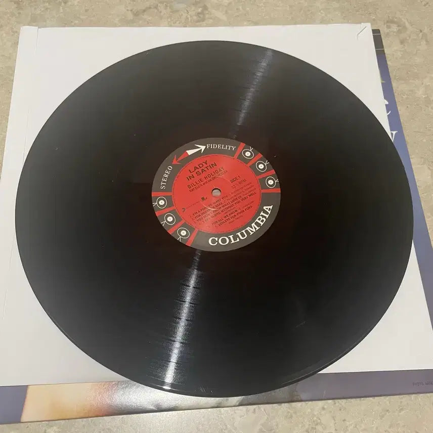 [BUNJANG] Billie Holiday Lady in Satin LP Vinyl Record / 재즈. 빌리 홀리데이 Lady in Satin LP 바이닐 음반